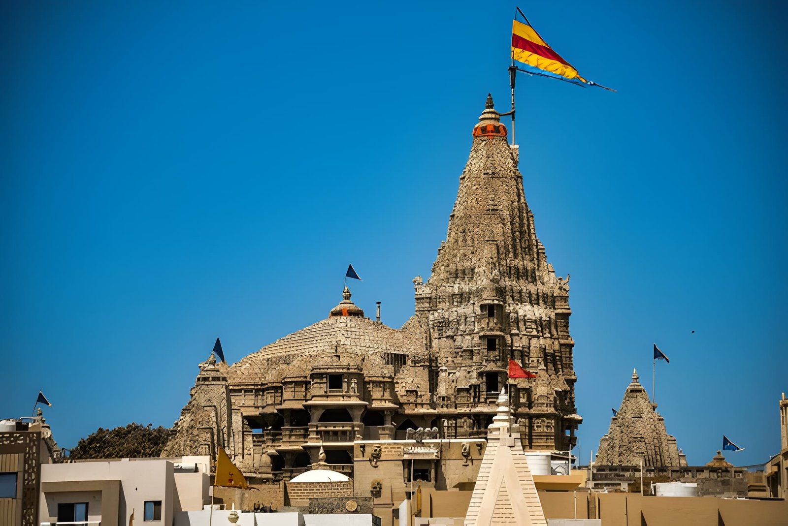 Dwarkadhish Temple Dwarka Gujarat Jagat Mandir 2500 Years Old Char Dham